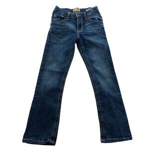 Wrangler 20X Boys Jeans Size 12 Blue Denim Vintage Bootcut Leg Relaxed Classic